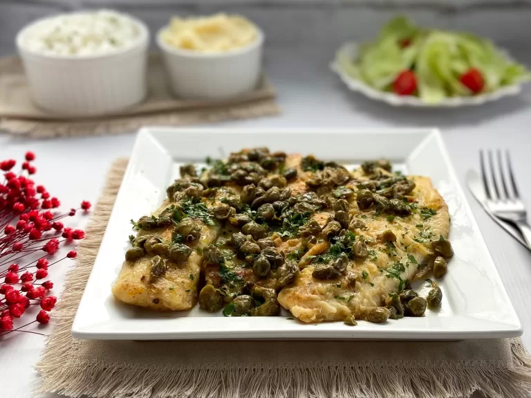 Receita de Tilápia grelhada com alcaparras