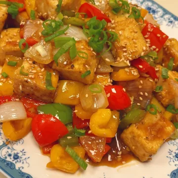 Tofu agridoce