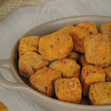 Tofu crocante na airfryer