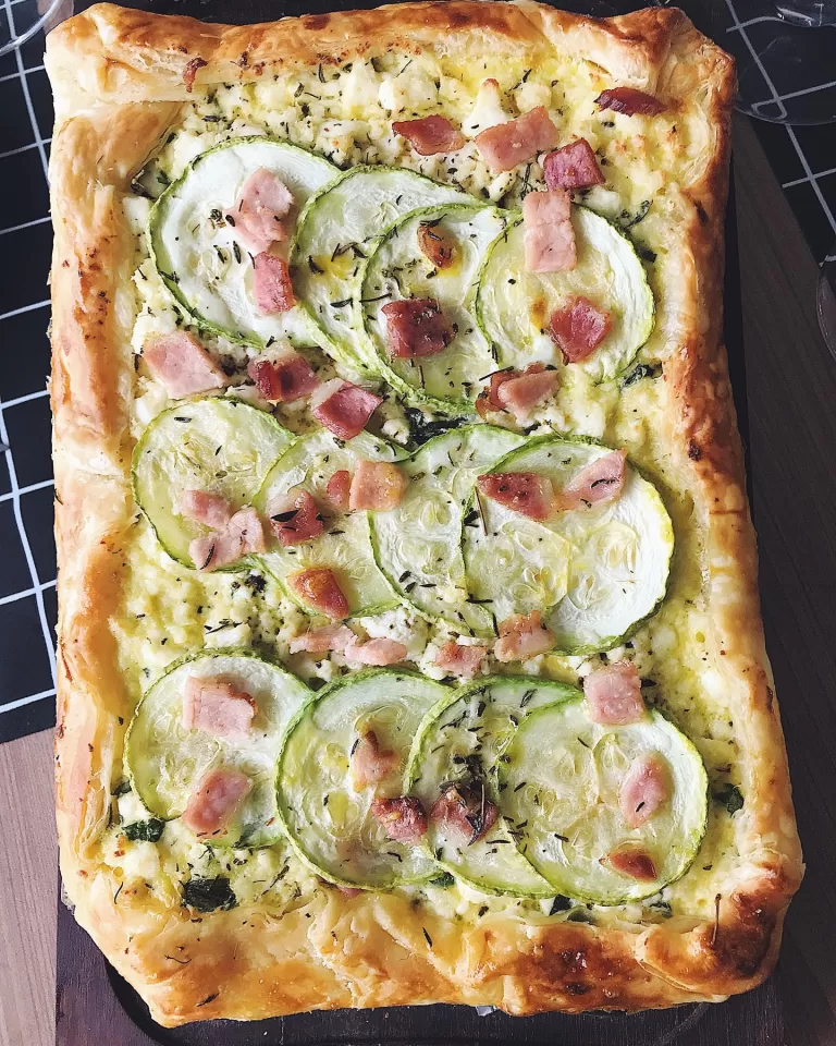 Receita de Torta de abobrinha e ricota