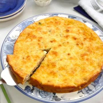 Torta de atum low carb