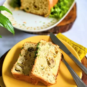 Torta de bacalhau de liquidificador