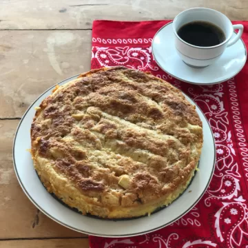 Torta de banana cremosa