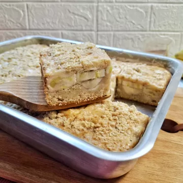 Torta de banana fácil