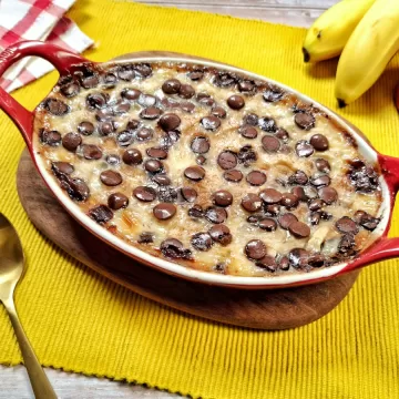 Torta de banana rápida