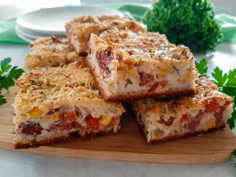 Receita de Torta de calabresa