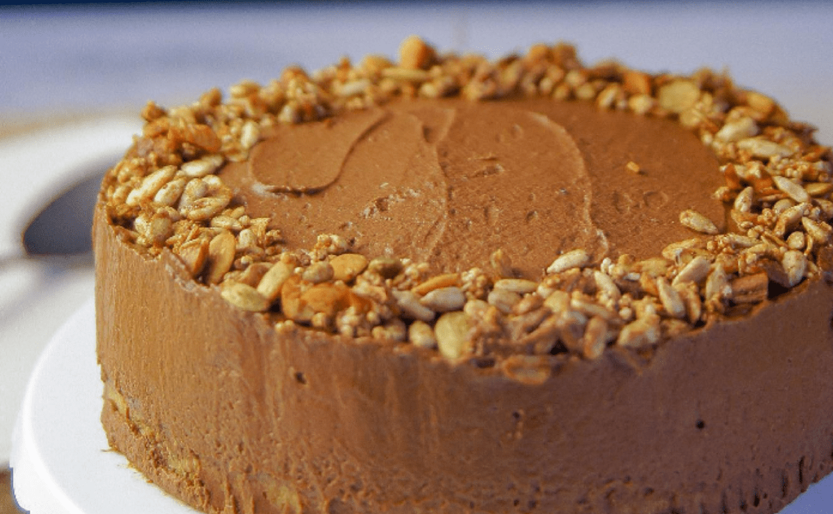 Torta de chocolate vegana
