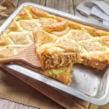 Torta de frango cremosa