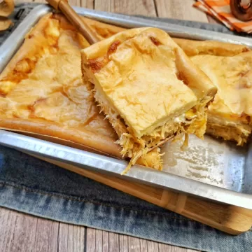 Torta de frango de liquidificador da vovó
