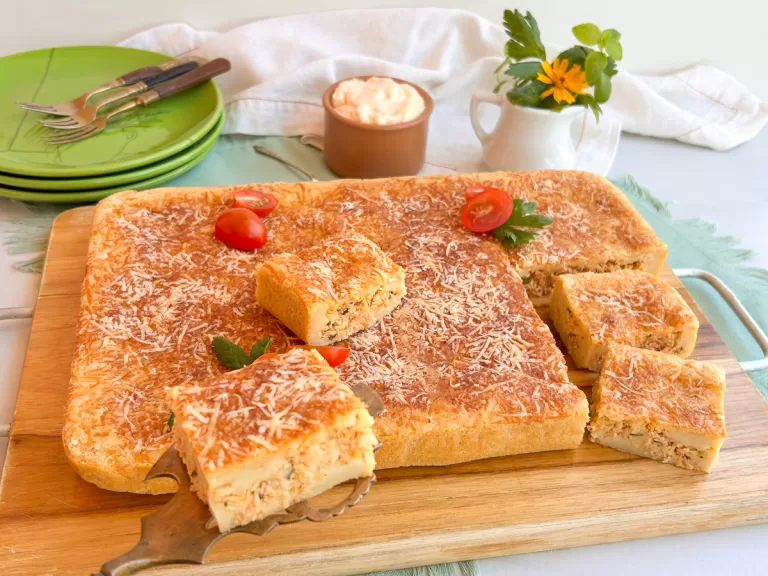 Receita de Torta de frango simples