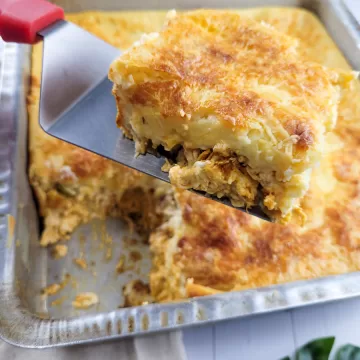 Torta de frango supercremosa