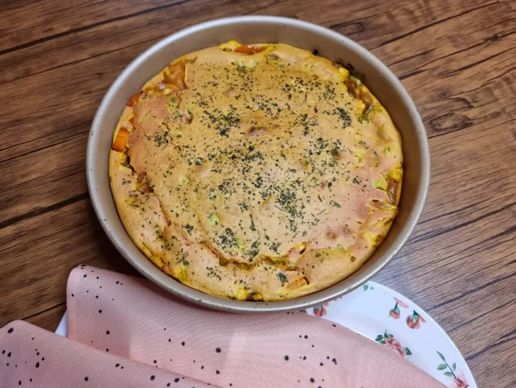 Receita de Torta de liquidificador vegana fácil