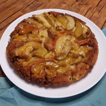 Torta de maçã de frigideira