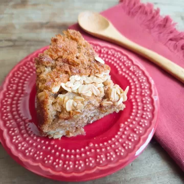 Torta de maçã fit