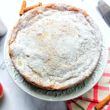 Torta de maçã simples