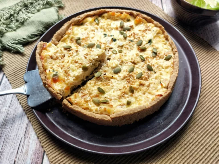 Receita de Torta fácil com massa de aveia
