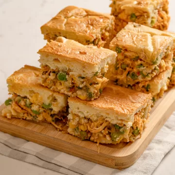 Torta salgada de frango