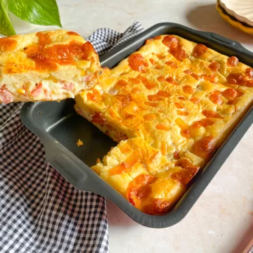 Torta salgada de liquidificador fácil