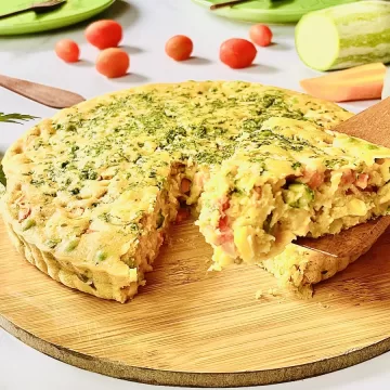 Torta salgada de liquidificador simples