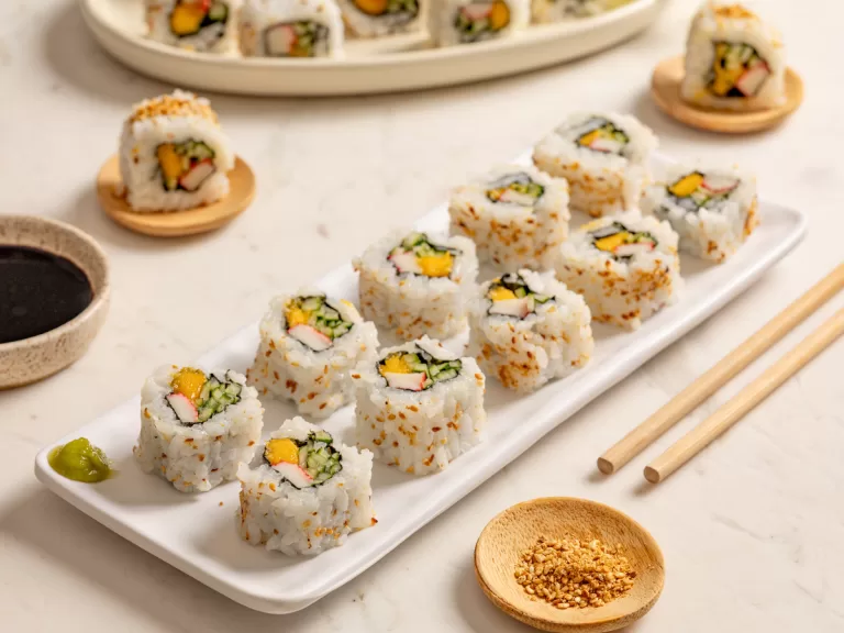 Receita de Uramaki califórnia