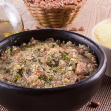 Virado de feijão simples