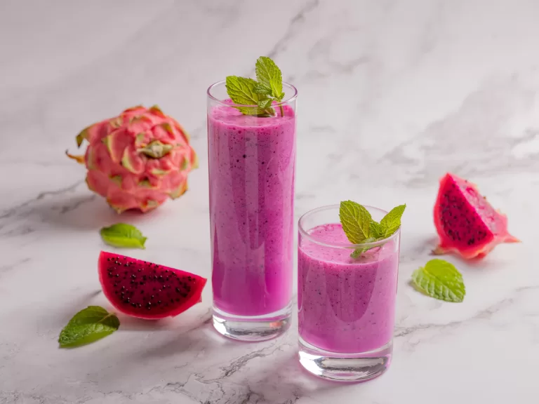 Receita de Vitamina de pitaya