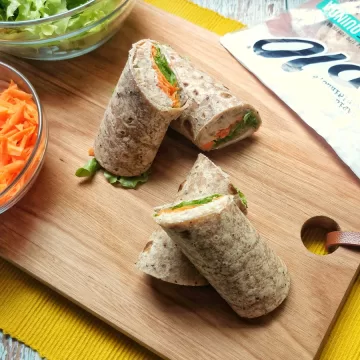 Wrap de atum com Rap10