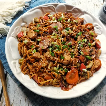 Yakisoba de frango