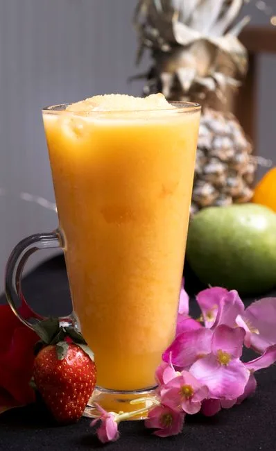 Foto da receita pronta de Smoothie Tropical de Manga e Banana