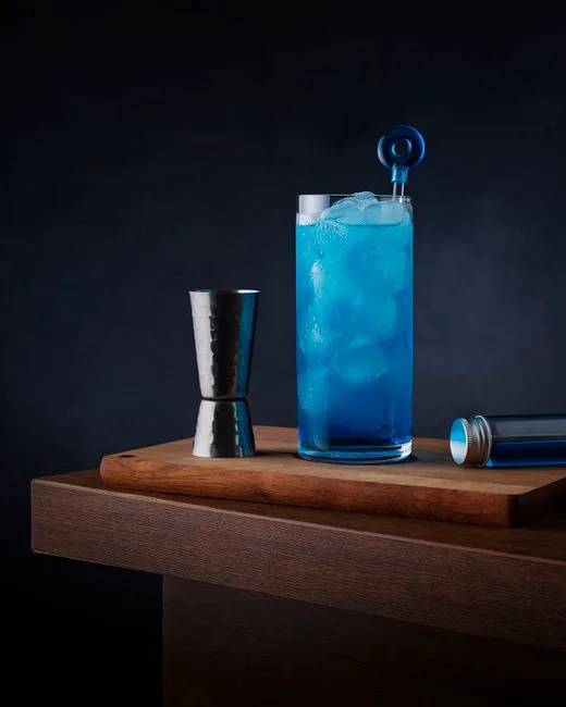 Foto da receita pronta de Soda Italiana de Curaçau Blue